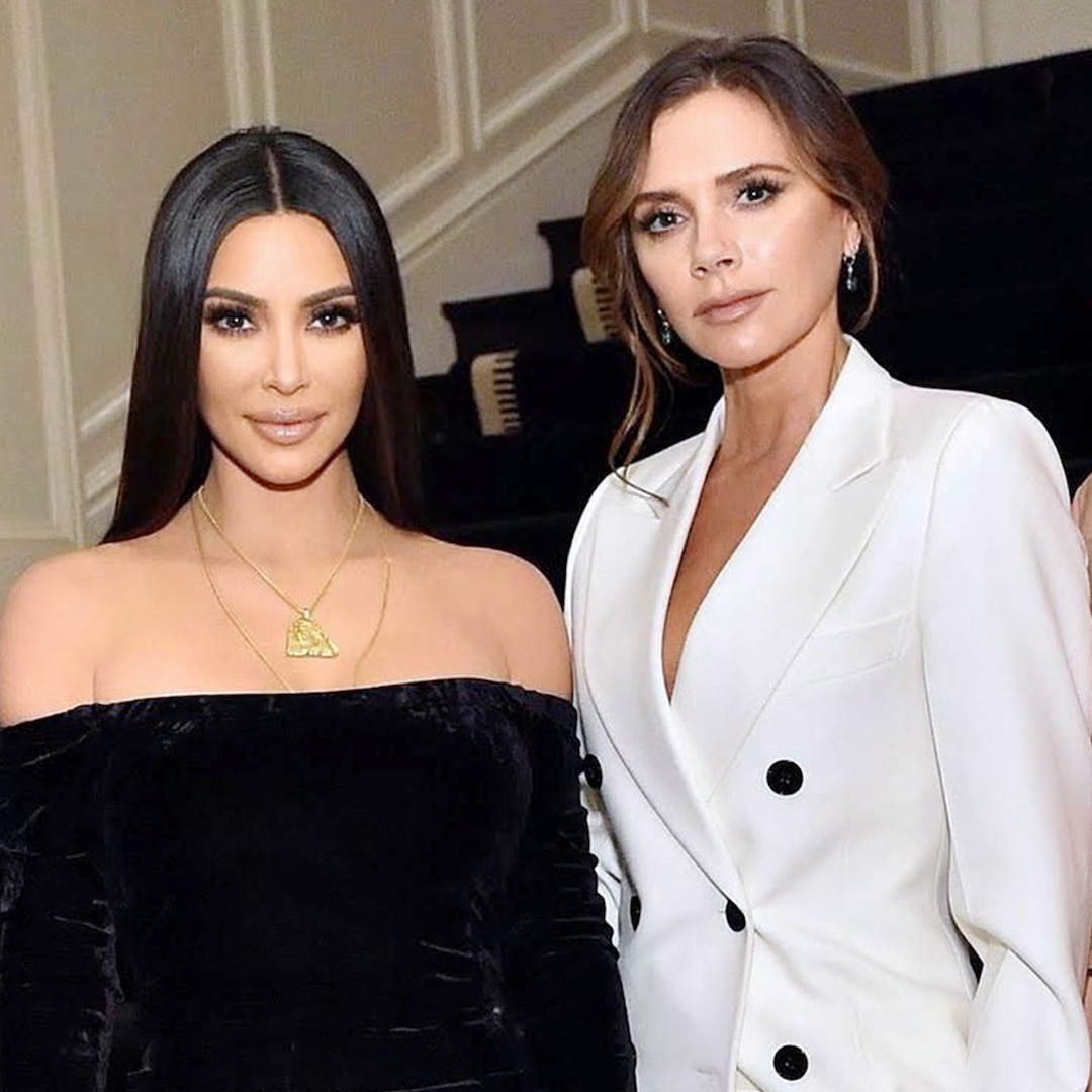 Victoria Beckham’s Daughter Looks So Elegant Meeting Kim Kardashian